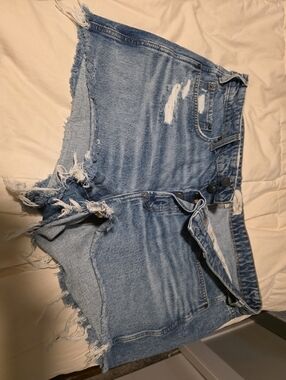 Universal Thread High Rise Denim Mini Shorts - Light Blue